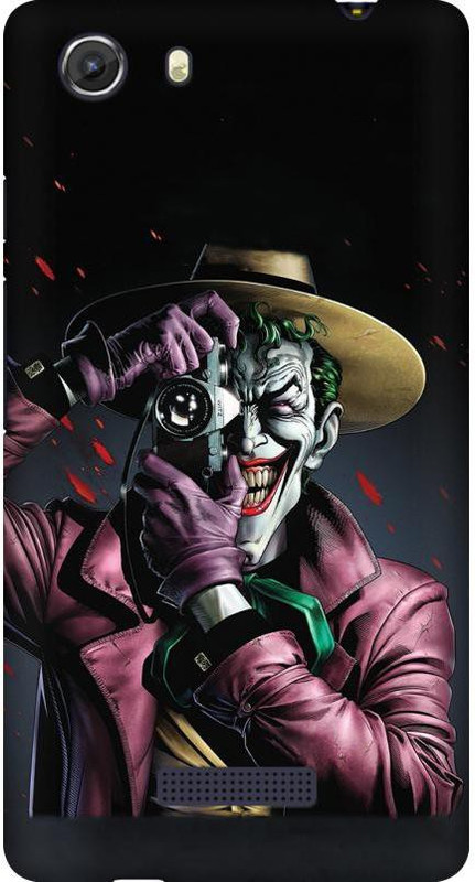 Exclusif Back Cover for Micromax Unite 3 Q372(Multicolor Killing Joker Smile)