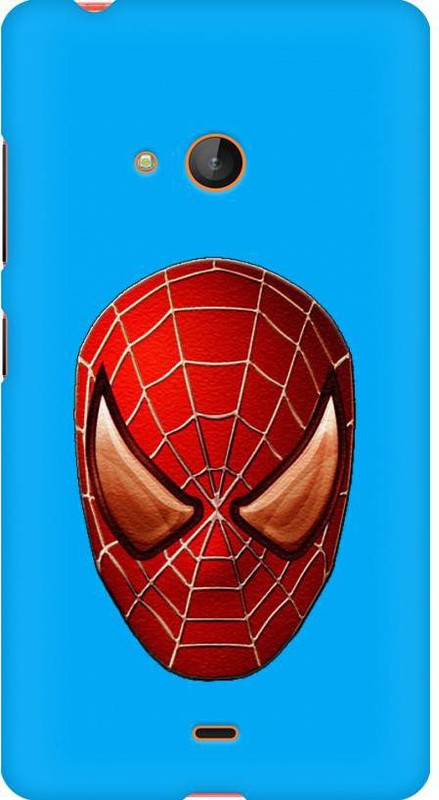Exclusif Back Cover for Microsoft Lumia 540(Multicolor,Spiderman Mask In Blue)