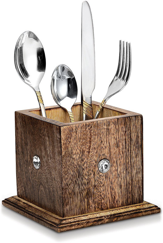 eoan international SAPPHIRE CUTLERY ORGANISER Condiment Set(Wood)