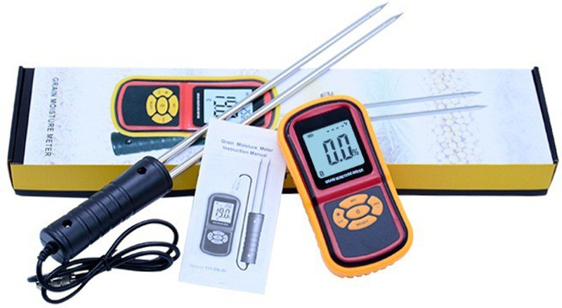 balrama Grain Meter GM640 RT640 Portable with 8 Measuring Grains Species Pin-Type Digital Moisture Measurer(30 mm)