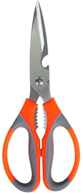 K Kudos Enterprise Multi Function Scissors/Bottle Opener/Walnut Clamp Stainless Steel All-Purpose Scissor(Multicolor, Pack of 1)