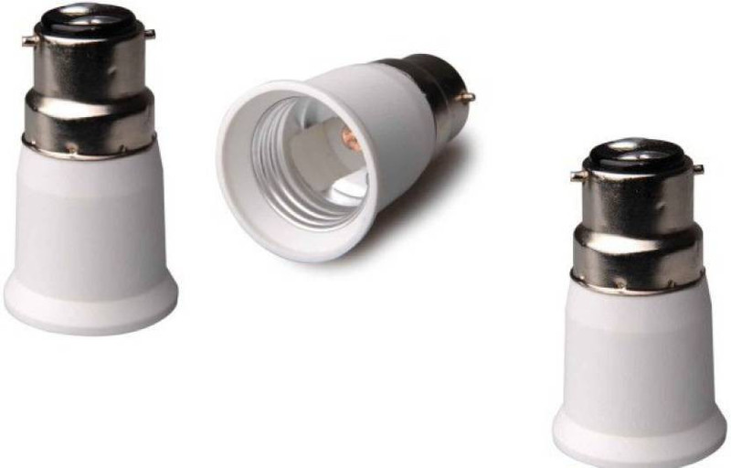 apical B22 TO E27 Plastic Light Socket(Pack of 3)