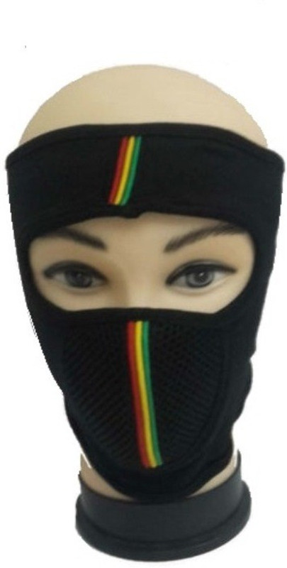 SAIFPRO Black Bike Face Mask for Men & Women(Size: Free, Balaclava)