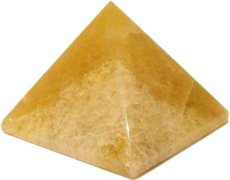 beyond thoughts Citrine Pyramid Decorative Showpiece  -  2 cm(Crystal, Yellow)