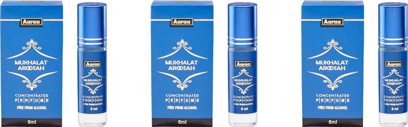 Aaraa Mukhalat Aroosah Concentrated Perfume(6ml, Pack of 3) Floral Attar(Blends (mukhallat))