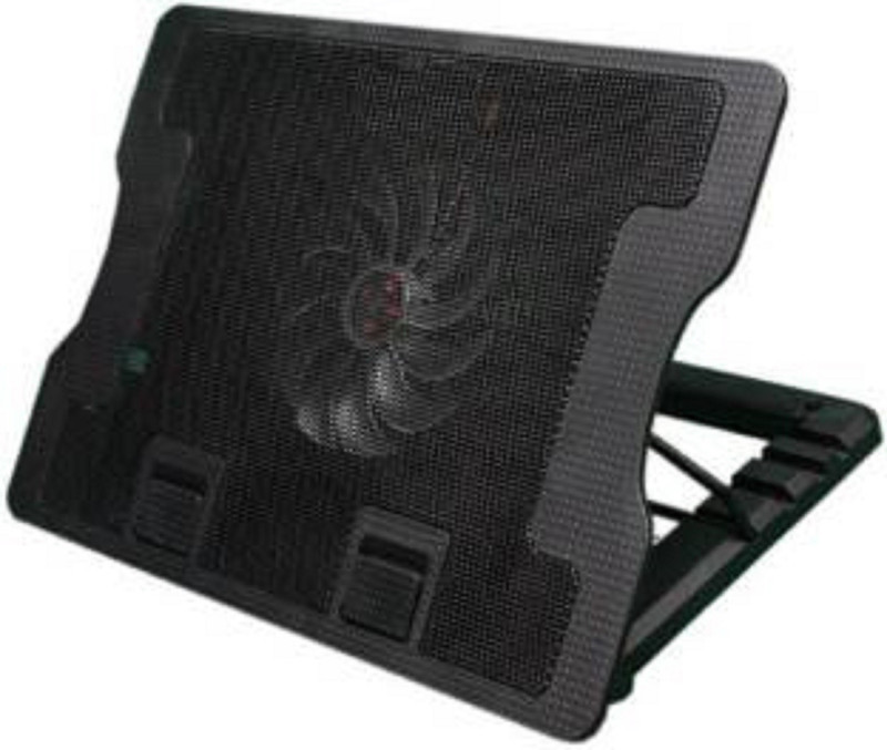 TECHON laptop cooling pad for all size laptop Ergonomic Cooling Pad(Black)