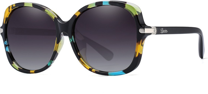 PARIM Rectangular, Over-sized Sunglasses(Green)