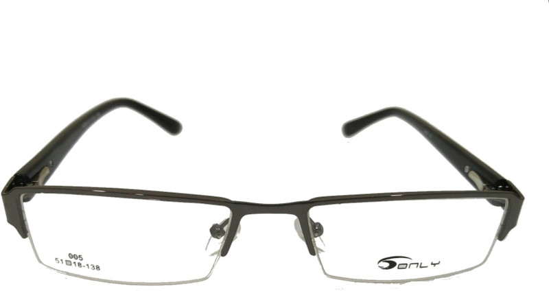 Only Half Rim Rectangle Frame(49 mm)