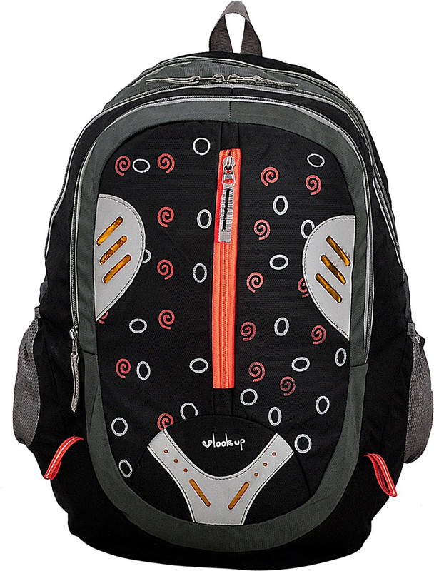 yelloe Vlook up Series BLACK Color laptop backpack With compact design and clean styling& straps and a haul loop on the top 3 L Laptop Backpack(Black)