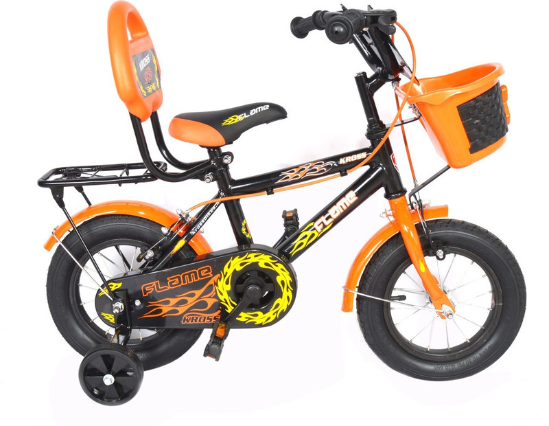Kross Flame Sporty 2018 Bike For Kids Age Of 2-4yrs 12 T Single Speed Recreation Cycle(Multicolor)
