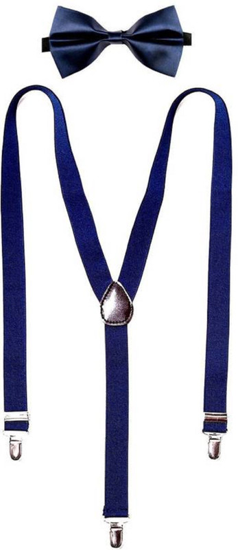 kesari Y- Back Suspenders for Men, Women, Boys, Girls(Blue, Blue)