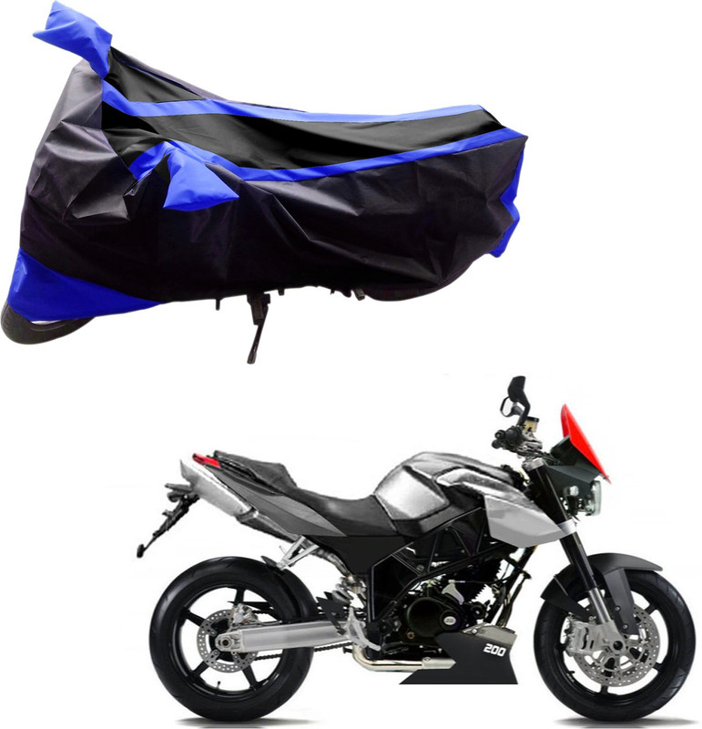 Purpleheart Two Wheeler Cover For Honda Dream Yuga Black Blue