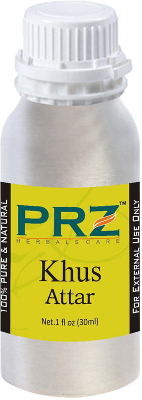 PRZ Khus Attar For Unisex (30 ML) - Pure Natural Premium Quality Perfume (Non-Alcoholic) Floral Attar(Floral)
