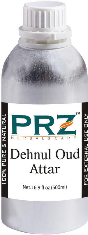PRZ Dehnul Oud Attar Roll-on For Unisex (500 ML) - Pure Natural Premium Quality Perfume (Non-Alcoholic) Floral Attar(Dehn el oud)