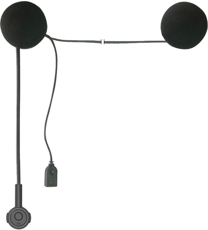 veedee Helmet Bluetooth Bluetooth Headset with Mic(Black, On the Ear)