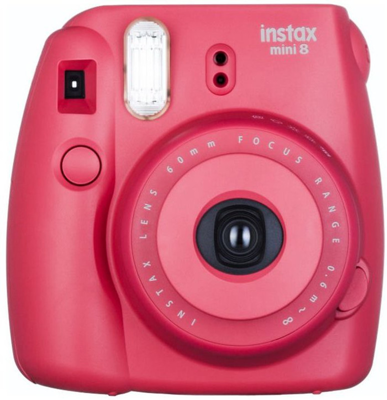 Fujifilm Instax Mini 8 Joy Box (Raspberry) Instant Camera(Red)