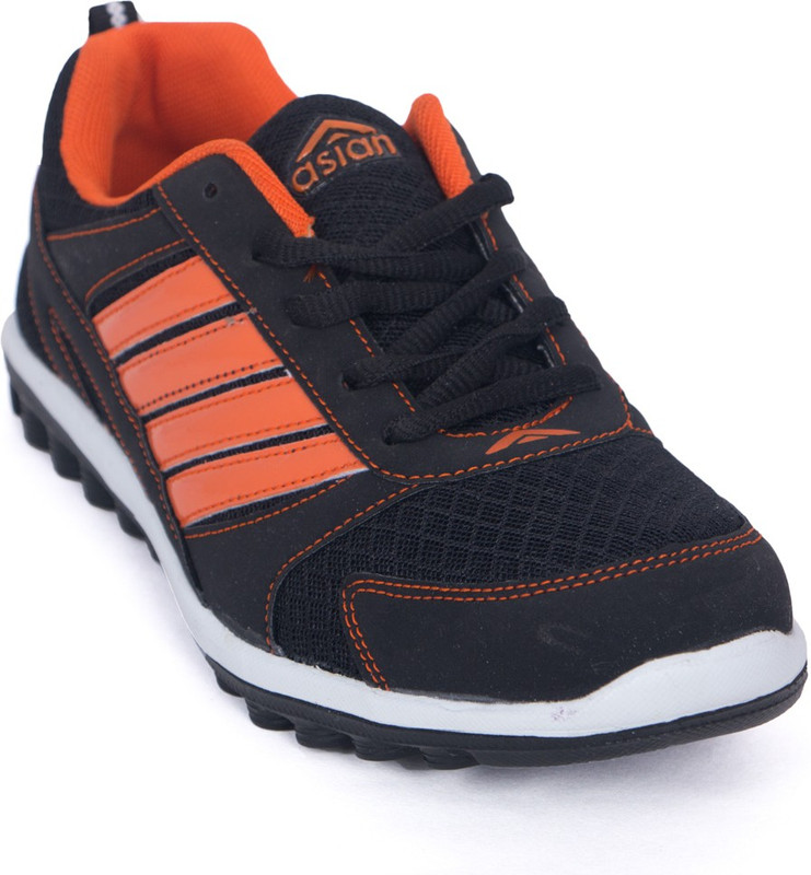 Asian Walking Shoes For Women(Navy, Orange)