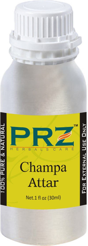 PRZ Champa Attar For Unisex (30 ML) - Pure Natural Premium Quality Perfume (Non-Alcoholic) Floral Attar(Champa)