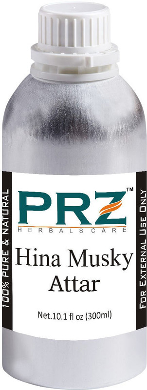 PRZ Hina Musky Attar For Unisex (300 ML) - Pure Natural Premium Quality Perfume (Non-Alcoholic) Floral Attar(Floral)