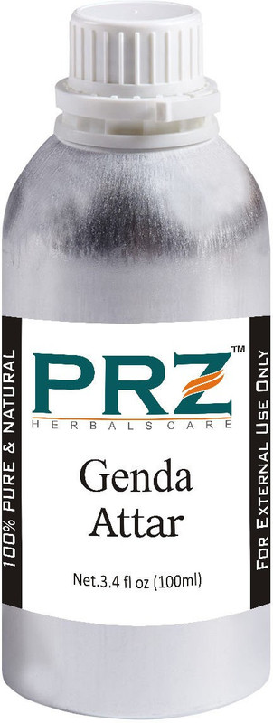 PRZ Genda Attar For Unisex (100 ML) - Pure Natural Premium Quality Perfume (Non-Alcoholic) Floral Attar(Genda/Merigold)