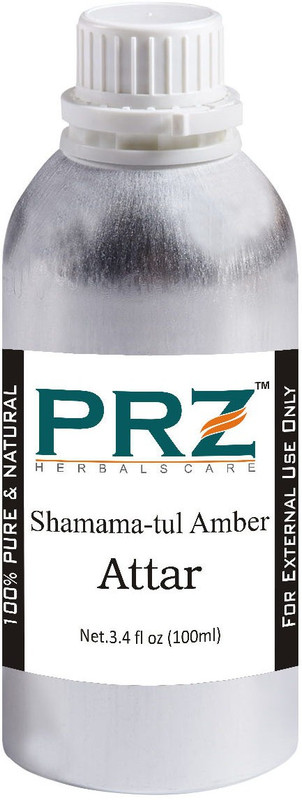 PRZ Shamama-tul Amber Attar For Unisex (100 ML) - Pure Natural Premium Quality Perfume (Non-Alcoholic) Floral Attar(Floral)