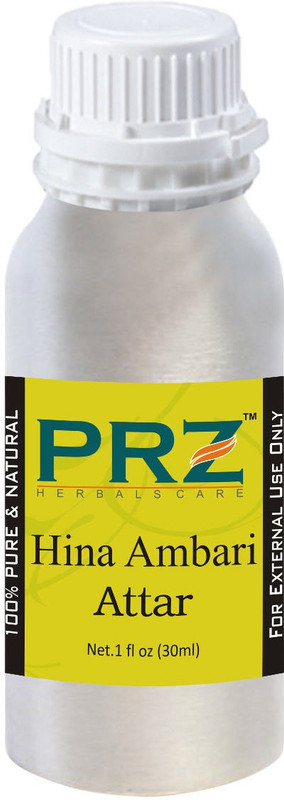 PRZ Hina Ambari Attar For Unisex (30 ML) - Pure Natural Premium Quality Perfume (Non-Alcoholic) Floral Attar(Floral)