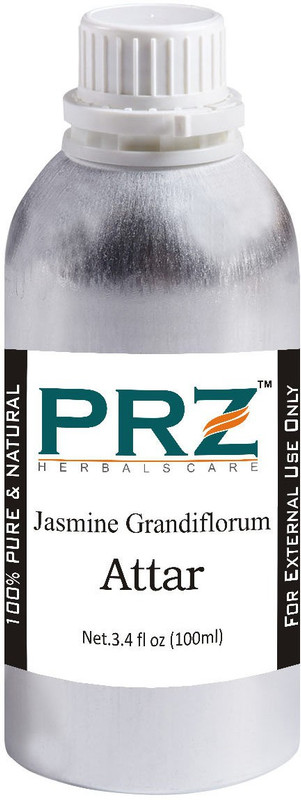PRZ Jasmine Grandiflorum Attar For Unisex (100 ML) - Pure Natural Premium Quality Perfume (Non-Alcoholic) Floral Attar(Floral)