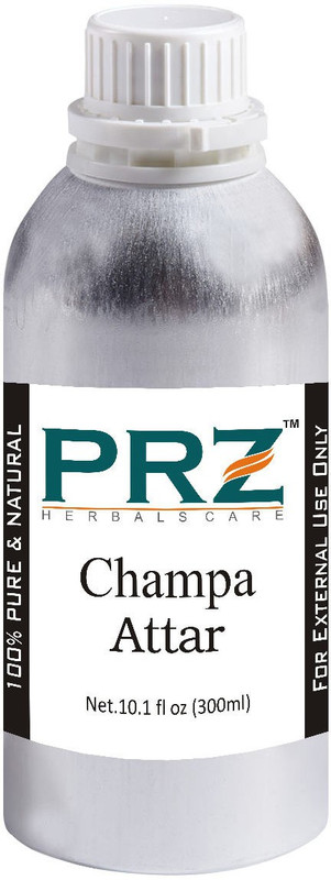 PRZ Champa Attar For Unisex (300 ML) - Pure Natural Premium Quality Perfume (Non-Alcoholic) Floral Attar(Champa)
