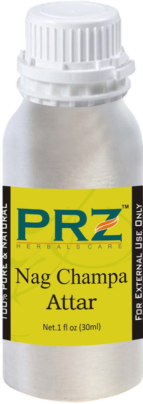 PRZ Nag Champa Attar For Unisex (30 ML) - Pure Natural Premium Quality Perfume (Non-Alcoholic) Floral Attar(Floral)