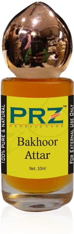 PRZ Bakhoor Attar Roll-on For Unisex (10 ML) - Pure Natural Premium Quality Perfume (Non-Alcoholic) Floral Attar(Islamic Bakhur)