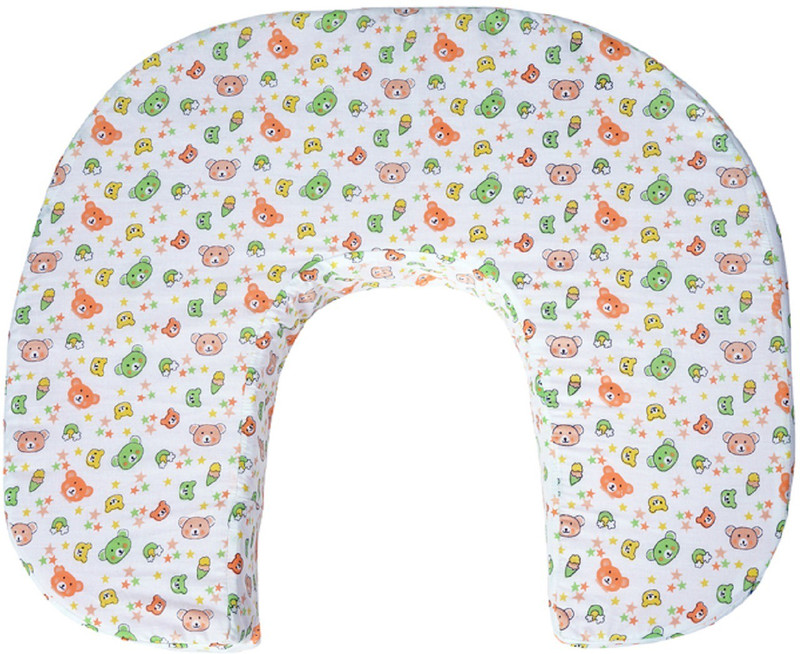 Comfeed By Nina Printed Baby Pillow Pack of 1(Multicolor)
