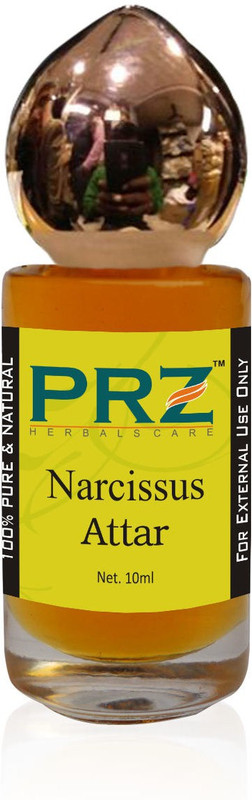 PRZ Narcissus Attar Roll-on For Unisex (10 ML) - Pure Natural Premium Quality Perfume (Non-Alcoholic) Floral Attar(Floral)