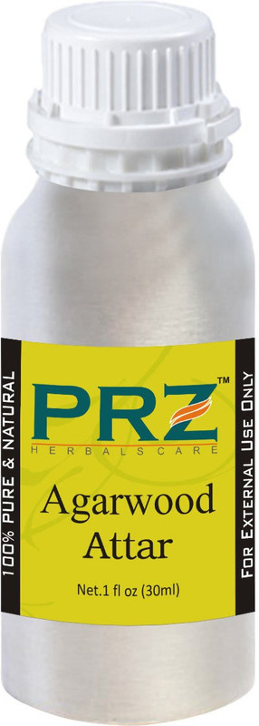 PRZ Agarwood Attar For Unisex (30 ML) - Pure Natural Premium Quality Perfume (Non-Alcoholic) Floral Attar(Agarwood)