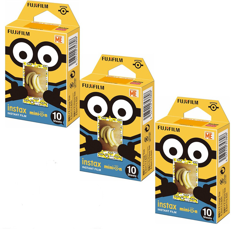 Fujifilm Instax Minions Instant Mini (10X3) Film Roll(Yes 800 ISO Pack of 1)