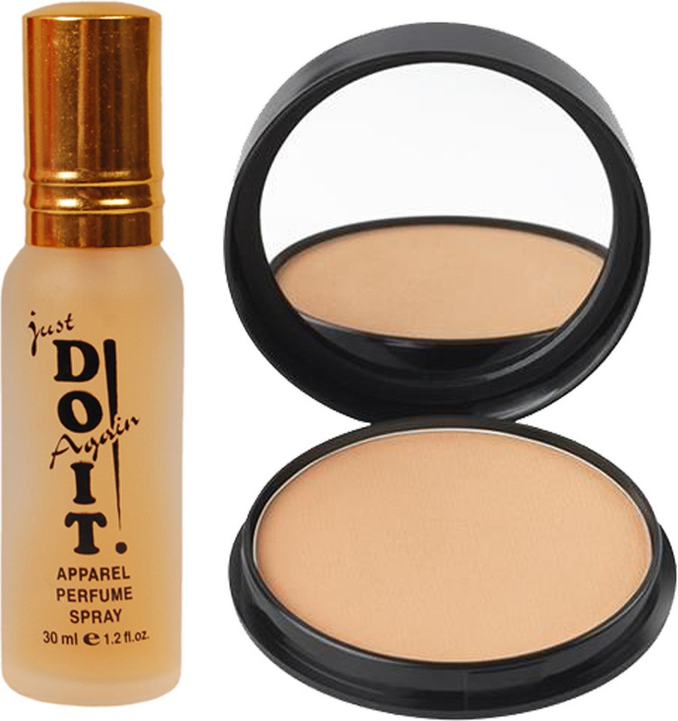 Oriflame Sweden Pure Color perfect Powder (23208) With Just Doit Perfume 30ml(Set of 2)