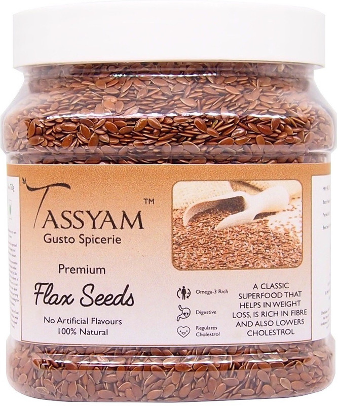 Tassyam Flax Seeds 750g Jar(750 g)