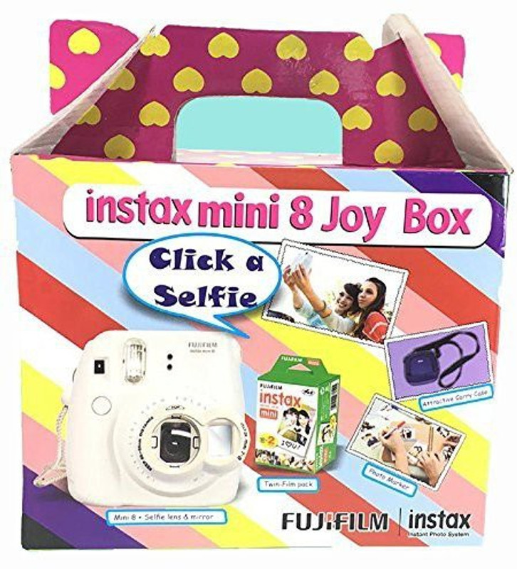 Fujifilm Instax Mini 8 Joy Box (Yellow) Instant Camera(Yellow)