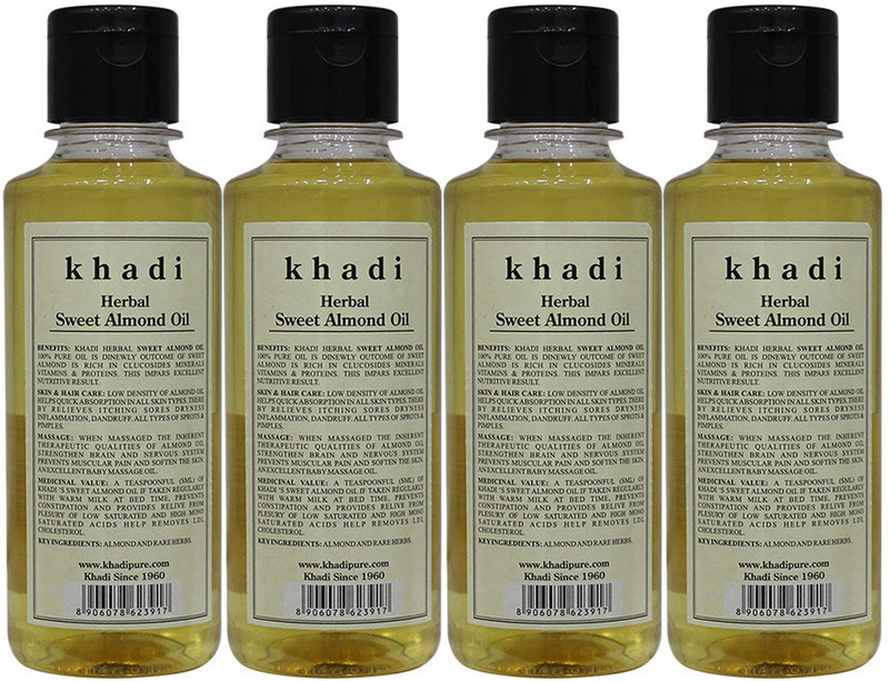 Khadi Herbal Sweet Almond Oil(840 ml)