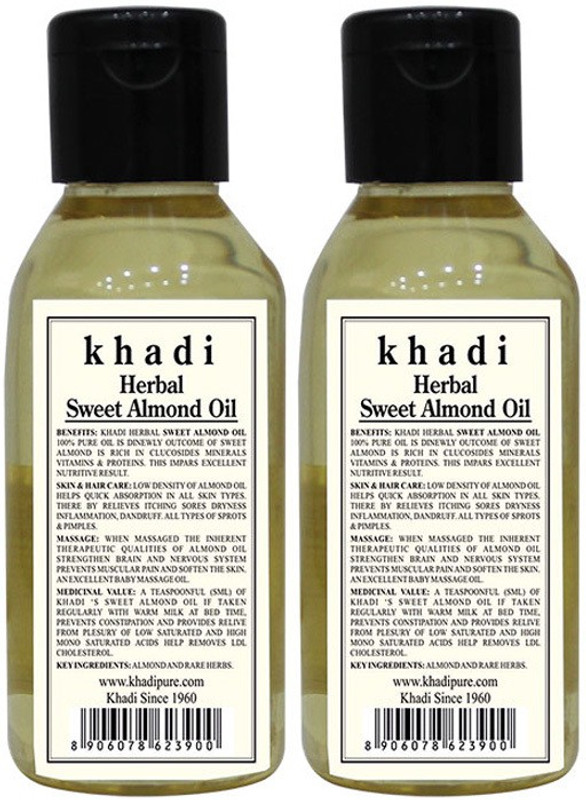 Khadi Herbal Sweet Almond Oil(200 ml)