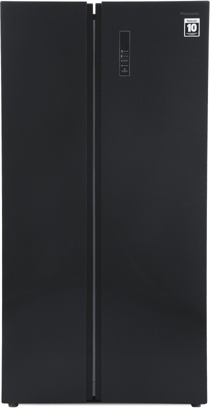 Panasonic 584 L Frost Free Side by Side Refrigerator(Black Glass Door, NR-BS60GKX1) RS.92000 (34.00% Off) - Flipkart