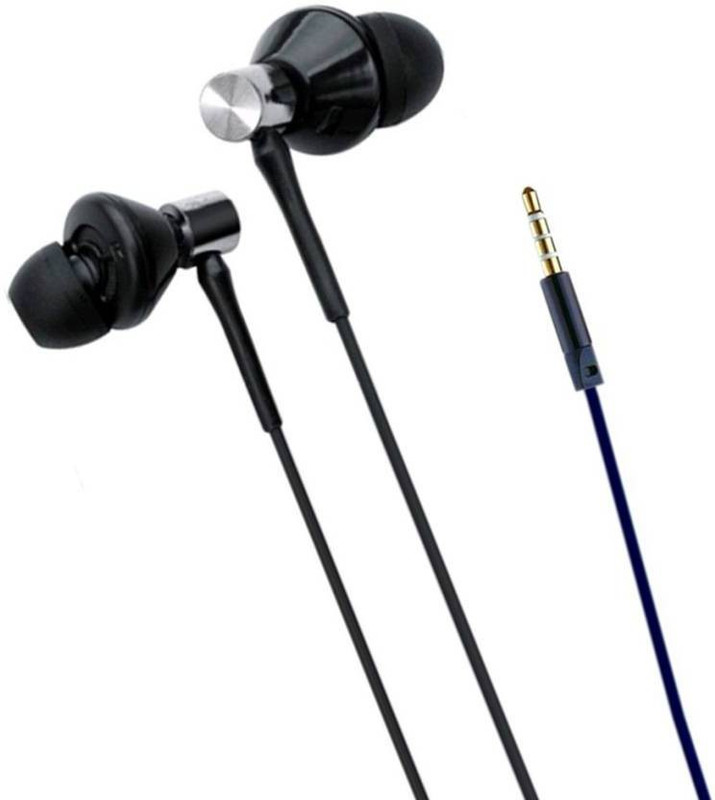 shar Big Daddy Bass UBON series Wired Headset with Mic(Black, In the Ear)