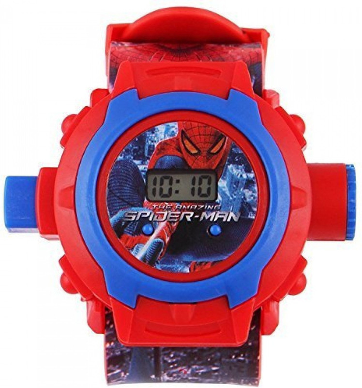 TRUOM spiderman projector watch(Blue, Red)