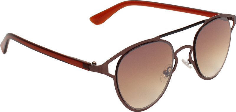 Amour Cat-eye, Oval Sunglasses(Brown)