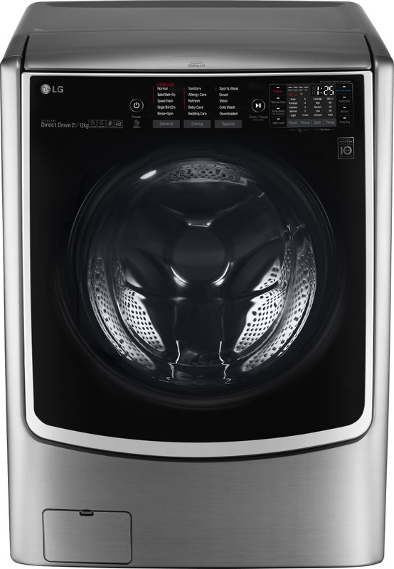 LG 21 kg Fully Automatic Front Load with In-built Heater Silver(F0K4CHK2T2_F70E1UDNK1)