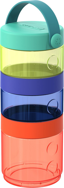 Skip Hop Grab & Go Food Storage Tower - Plastic(Multicolor) Skip Hop Grab & Go Food Storage Tower - Plastic(Multicolor)