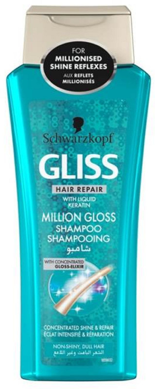 Schwarzkopf Gliss Hair Repair With Liquid Keratin Million Gloss Shampoo(400 ml)