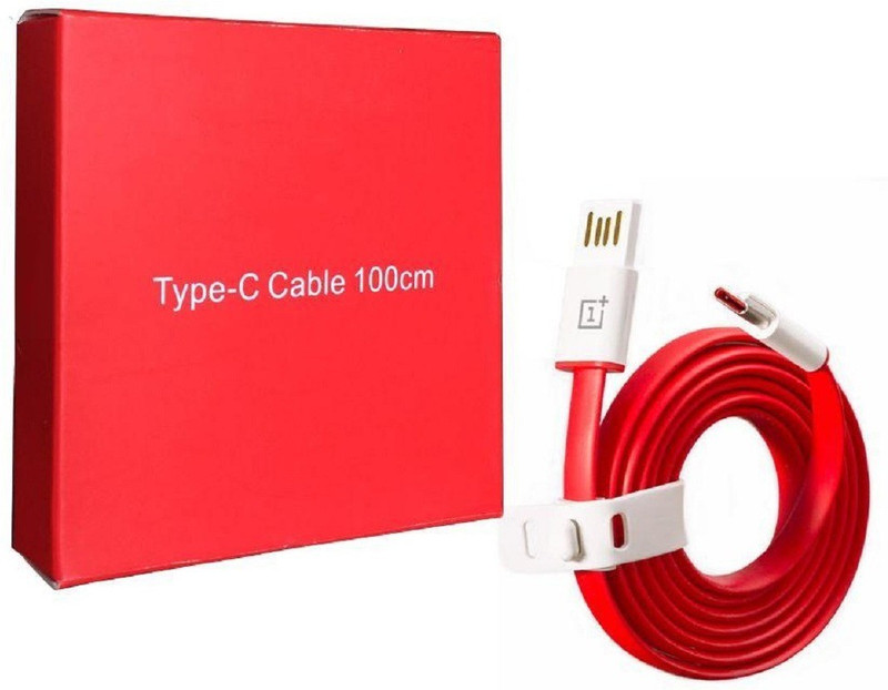 canfix Untouchable 1 m USB Type C Cable(Compatible with Type C Devices, Red, Sync and Charge Cable)