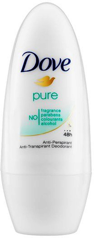 Dove Pure 50 ml Dove Pure Fragrance Free Anti-Perspirant Deodorant Roll Deodorant Roll-on - For Men & Women(50 ml)