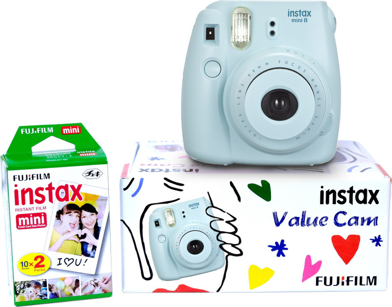 Fujifilm Instax Camera Instax Mini 8 Value Cam (Blue) Instant Camera(Blue)