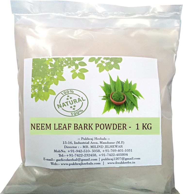 garlico herbal NEEM LEAF BARK POWDER 1KG(1000 g)